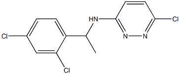 6-chloro-N-[1-(2,4-dichlorophenyl)ethyl]pyridazin-3-amine