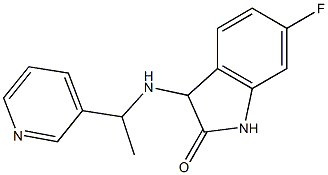 6-fluoro-3-{[1-(pyridin-3-yl)ethyl]amino}-2,3-dihydro-1H-indol-2-one