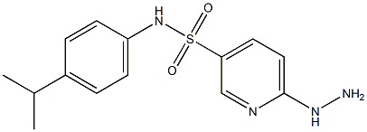 6-hydrazinyl-N-[4-(propan-2-yl)phenyl]pyridine-3-sulfonamide