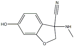 6-hydroxy-3-(methylamino)-2,3-dihydro-1-benzofuran-3-carbonitrile