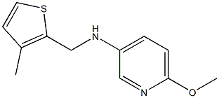 6-methoxy-N-[(3-methylthiophen-2-yl)methyl]pyridin-3-amine Struktur
