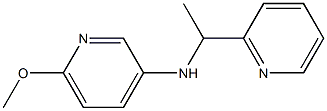 6-methoxy-N-[1-(pyridin-2-yl)ethyl]pyridin-3-amine Structure