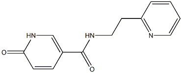 6-oxo-N-[2-(pyridin-2-yl)ethyl]-1,6-dihydropyridine-3-carboxamide Structure