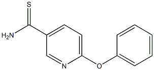 6-phenoxypyridine-3-carbothioamide Struktur