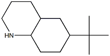 6-tert-butyl-decahydroquinoline Struktur