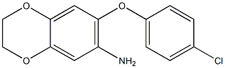 7-(4-chlorophenoxy)-2,3-dihydro-1,4-benzodioxin-6-amine