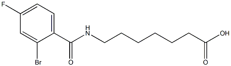7-[(2-bromo-4-fluorobenzoyl)amino]heptanoic acid