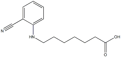 7-[(2-cyanophenyl)amino]heptanoic acid