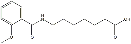 7-[(2-methoxybenzoyl)amino]heptanoic acid Structure