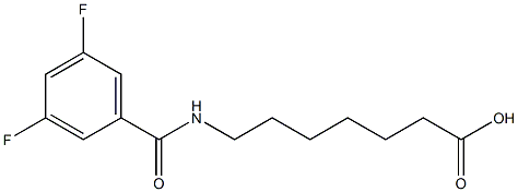 7-[(3,5-difluorobenzoyl)amino]heptanoic acid