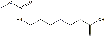 7-[(methoxycarbonyl)amino]heptanoic acid,,结构式