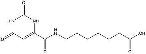  7-{[(2,6-dioxo-1,2,3,6-tetrahydropyrimidin-4-yl)carbonyl]amino}heptanoic acid