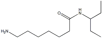 7-amino-N-(1-ethylpropyl)heptanamide Structure