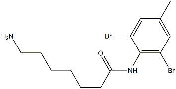 7-amino-N-(2,6-dibromo-4-methylphenyl)heptanamide