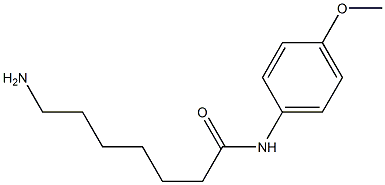 7-amino-N-(4-methoxyphenyl)heptanamide Struktur