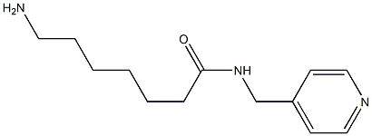 7-amino-N-(pyridin-4-ylmethyl)heptanamide
