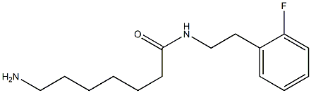  7-amino-N-[2-(2-fluorophenyl)ethyl]heptanamide