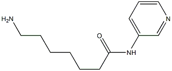 7-amino-N-pyridin-3-ylheptanamide Structure