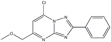 7-chloro-5-(methoxymethyl)-2-phenyl[1,2,4]triazolo[1,5-a]pyrimidine