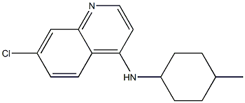 7-chloro-N-(4-methylcyclohexyl)quinolin-4-amine,1040320-71-5,结构式