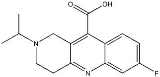  7-fluoro-2-isopropyl-1,2,3,4-tetrahydrobenzo[b]-1,6-naphthyridine-10-carboxylic acid