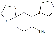 7-pyrrolidin-1-yl-1,4-dioxaspiro[4.5]dec-8-ylamine