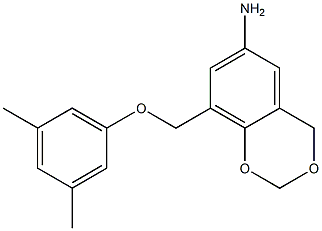 8-(3,5-dimethylphenoxymethyl)-2,4-dihydro-1,3-benzodioxin-6-amine