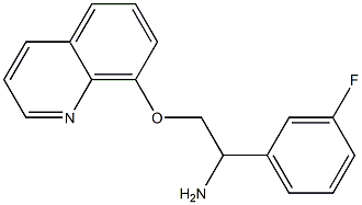  8-[2-amino-2-(3-fluorophenyl)ethoxy]quinoline
