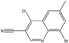 8-bromo-4-chloro-6-methylquinoline-3-carbonitrile