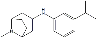  8-methyl-N-[3-(propan-2-yl)phenyl]-8-azabicyclo[3.2.1]octan-3-amine