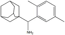 adamantan-1-yl(2,5-dimethylphenyl)methanamine 化学構造式