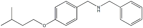 benzyl({[4-(3-methylbutoxy)phenyl]methyl})amine Struktur