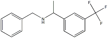 benzyl({1-[3-(trifluoromethyl)phenyl]ethyl})amine 结构式