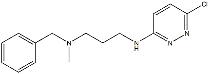 benzyl({3-[(6-chloropyridazin-3-yl)amino]propyl})methylamine Structure