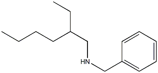 2-エチルヘキシルベンジルアミン 化学構造式