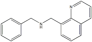 N-ベンジルキノリン-8-メタンアミン 化学構造式