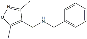 benzyl[(3,5-dimethyl-1,2-oxazol-4-yl)methyl]amine Structure