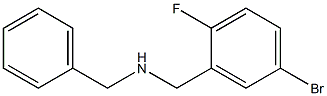 benzyl[(5-bromo-2-fluorophenyl)methyl]amine 结构式