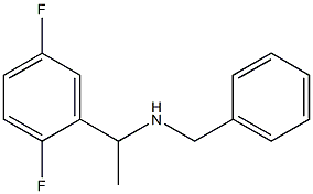 benzyl[1-(2,5-difluorophenyl)ethyl]amine 结构式