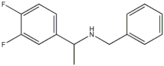 benzyl[1-(3,4-difluorophenyl)ethyl]amine 化学構造式