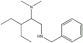 benzyl[2-(dimethylamino)-3-ethylpentyl]amine Structure