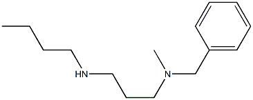 benzyl[3-(butylamino)propyl]methylamine Struktur