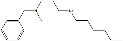 benzyl[3-(hexylamino)propyl]methylamine 化学構造式