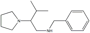 benzyl[3-methyl-2-(pyrrolidin-1-yl)butyl]amine Structure