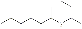 butan-2-yl(6-methylheptan-2-yl)amine 化学構造式