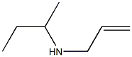 butan-2-yl(prop-2-en-1-yl)amine 化学構造式