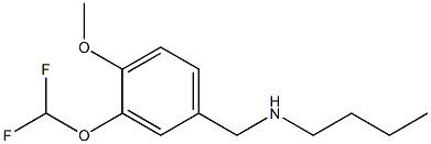 butyl({[3-(difluoromethoxy)-4-methoxyphenyl]methyl})amine