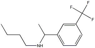 butyl({1-[3-(trifluoromethyl)phenyl]ethyl})amine Structure