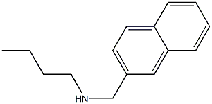 butyl(naphthalen-2-ylmethyl)amine,,结构式