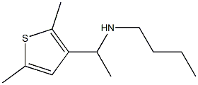 butyl[1-(2,5-dimethylthiophen-3-yl)ethyl]amine,,结构式